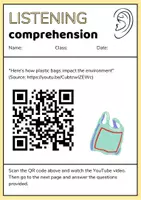 Vorschau - Arbeitsblätter - Listening Comprehension Environment (Plastic Waste) - Seite 2
