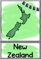 Vorschau - Bildkarten - New Zealand: 31 Picture-Word-Cards (Neuseeland) - Seite 1