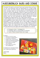 Vorschau - Stundenentwürfe - Kunstprojekt Burg und Sonne (nach Paul Klee) - Seite 1