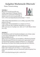 Vorschau - Arbeitsblätter - Mathematik Aufgaben Normalverteilung - Seite 1