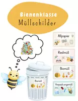 Vorschau - Poster - Müllschilder für die Bienenklasse - Deckblatt