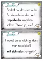 Vorschau - Arbeitsblätter - Respekt - meine Meinung | Diskussionskarten - Seite 3