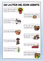 Vorschau - Arbeitsblätter - Die Zehn Gebote – Arbeitsheft - Grundschule - Seite 3