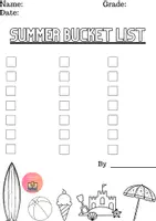 Vista previa - Unidades / Secuencias / Situaciones de Aprendizaje - Summer bucket list - página 1