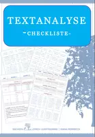 Vorschau - Merkblätter - Deutsch: Checkliste Textanalyse - Deckblatt