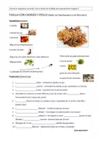 Vorschau - Arbeitsblätter - Vamos a preparar una Paella - Seite 1