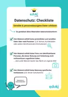 Vorschau - Merkblätter - Wie du den Datenschutz berücksichtigen kannst - Deckblatt