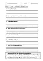 Vorschau - Arbeitsblätter - Lernposter + AB mit Fragen zum Thema "Polarlichter" + Lösungsblatt + Mindmap + Infografik - Seite 1