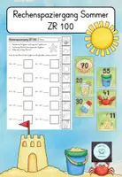 Vorschau - Arbeitsblätter - Rechenspaziergang Sommer ZR 100 - Deckblatt