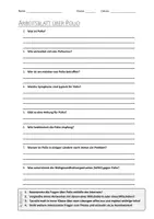 Vorschau - Arbeitsblätter - AB mit Fragen zum Thema "Polio" + Lösungsblatt + Infografik - Deckblatt