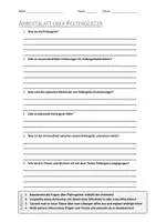 Vorschau - Arbeitsblätter - AB mit Fragen zum Thema "Poltergeist" + Lösungsblatt - Deckblatt
