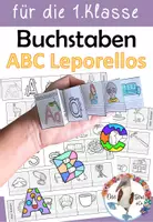 Vorschau - Arbeitsblätter - Buchstabeneinführung - Leporello / Miniheft für alle Buchstaben - Deckblatt
