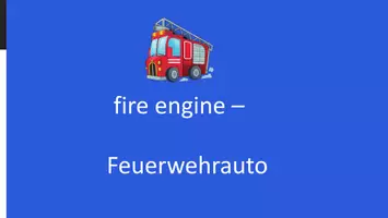 Vorschau - Präsentationen/Tafelbilder - Vokabeleinführung at the fire station - Seite 3