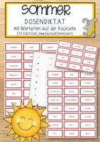 Vorschau - Anderer Materialtyp - Dosendiktat Sommer - Deckblatt