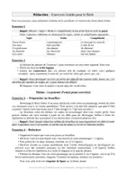 Aperçu - Feuilles d'exercices - Entraînement guidé à la Rédaction de Récits - Page de couverture