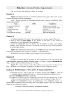 Aperçu - Feuilles d'exercices - Entraînement guidé à la Rédaction d'Argumentations - Page de couverture