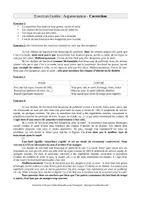 Aperçu - Feuilles d'exercices - Entraînement guidé à la Rédaction d'Argumentations - Page 1