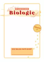 Vorschau - Mal- und Bastelvorlagen - Biologie Deckblatt Klasse 5 - Deckblatt