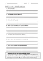 Vorschau - Arbeitsblätter - Lernposter + AB mit Fragen zum Thema "Popmusik" + Lösungsblatt + Mindmap + Infografik - Seite 1