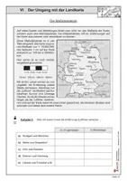 Vorschau - Arbeitsblätter - Der Umgang mit der Landkarte | Sachunterricht Erdkunde Grundschule Klasse 3-4 | Maßstab GPS Navigation | Arbeitsblätter Kopiervorlagen mit Lösungen - Seite 3