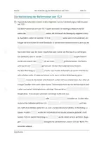 Vorschau - Arbeitsblätter - Die Verbreitung der Reformation - Festigung - Deckblatt