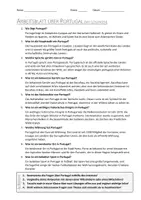 Vorschau - Arbeitsblätter - AB mit Fragen zum Thema "Portugal" + Lösungsblatt + Infografik - Seite 2