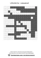 Vorschau - Arbeitsblätter - Liebesbrief, Suchsel, schwer, Wortgitter, Buchstabensalat, Buchstabengitter, Wortsuchrätsel, Wortsuche, Worträtsel, Wortsuchsel - Seite 2