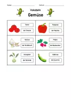 Vorschau - Fördermaterial/Inklusion - Vokabeln (deutsch/russisch) - Gemüse - Seite 2