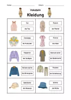 Vorschau - Fördermaterial/Inklusion - Vokabeln (deutsch/russisch) - Kleidung - Seite 2