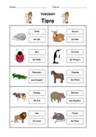 Vorschau - Fördermaterial/Inklusion - Vokabeln (deutsch/russisch) - Tiere - Seite 3