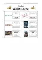 Vorschau - Fördermaterial/Inklusion - Vokabeln (deutsch/russisch) - Verkehrsmittel - Seite 2