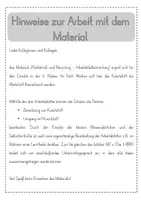 Vorschau - Arbeitsblätter - Plastikmüll und Recycling - Arbeitsblattsammlung - Seite 1