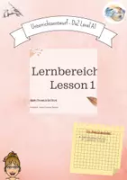 Vorschau - Stundenentwürfe - Unterrichtsentwurf - Lernbereich 1 - DaZ Level A1 (russisch) - Deckblatt