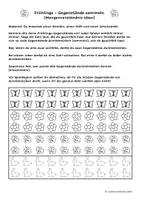 Vorschau - Arbeitsblätter - Materialpaket Würfelspiele "Gegenstände sammeln" - Seite 1