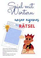 Vorschau - Arbeitsblätter - Rätsel - Aktivitäten / Spiele mit den Wörtern - neue Ideen - Deckblatt