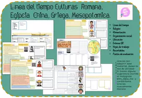 Vista previa - Hojas de trabajo - CULTURAS ANTIGUAS, MESOPOTAMIA, CHINA, GRIEGA, ETC. - Portada