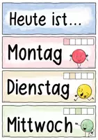 Vorschau - Präsentationen/Tafelbilder - Tafelkalender 📆 / Universal-Kalender und Wetterstation 🌧 (Update 2025/26...) Klassenzimmer Ritual - Seite 2