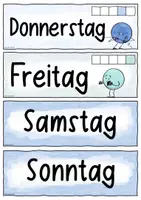 Vorschau - Präsentationen/Tafelbilder - Tafelkalender 📆 / Universal-Kalender und Wetterstation 🌧 (Update 2025/26...) Klassenzimmer Ritual - Seite 3