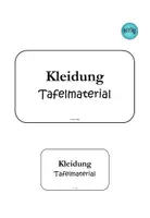 Vorschau - Bildkarten - Kleidung Bild- und Wortkarten DaZ DaF A1 - inkl. Plural - Seite 2