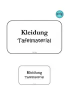 Vorschau - Bildkarten - Kleidung Bild- und Wortkarten DaZ DaF A2 - inkl. Plural - Seite 2