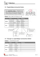 Vorschau - Arbeitsblätter - Das Präteritum | Deutsch Grundschule Klasse 3-4 | Grammatik Zeiten Vergangenheit Konjugation | Übungen, Arbeitsblätter, Kopiervorlagen, Freiarbeit mit Lösungen - Seite 1