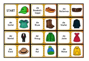 Vorschau - Spiele - Kleidung Spiel Domino DaZ DaF A2 - Seite 3