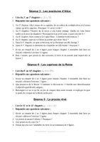Aperçu - Préparation de séquence / Séquence complète - Séquence de Lecture - Alice aux pays des merveilles - Page 1