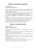 Aperçu - Préparation de séquence / Séquence complète - Séquence de Lecture - Les Précieuses Ridicules - Page 1