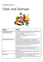 Vorschau - Stundenentwürfe - Komplettpaket Obst und Gemüse 2./3. Klasse (2-fach differenziert) - Seite 1