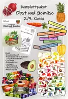 Vorschau - Stundenentwürfe - Komplettpaket Obst und Gemüse 2./3. Klasse (2-fach differenziert) - Deckblatt
