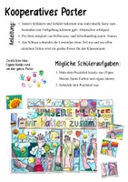 Vorschau - Arbeitsblätter - Unsere Klasse ☀️ - Kooperatives Poster / Schulstart (Paket D/E) - Seite 2