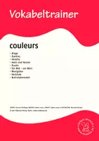 Vorschau - Bildkarten - Vokabeltrainer Französisch: couleurs - Deckblatt
