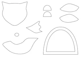 Vorschau - Mal- und Bastelvorlagen - Fensterbilder für den Herbst Werken und Gestalten - Seite 2