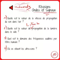 Aperçu - Apprentissages en autonomie - Flashcards Ondes et Signaux 2e - Page de couverture